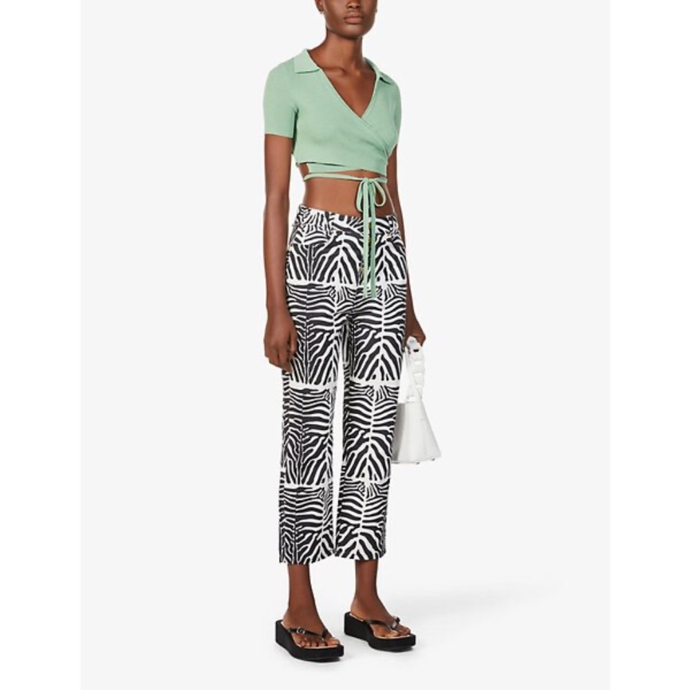 House Of Sunny Reef Jessie Pants Zebra Print
